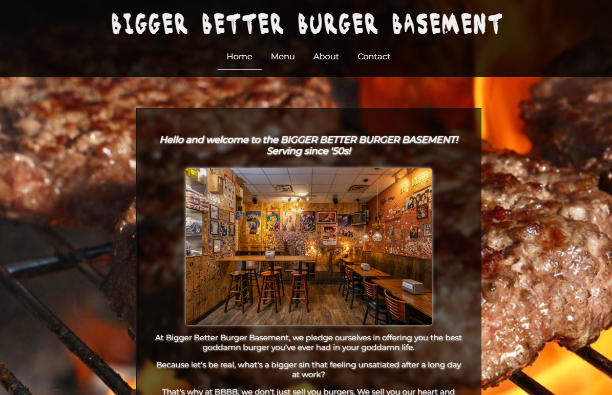 Restaurant page project image